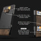 PROOF Wallet | Slim Minimalist Wallets for Men | Leather & Metal | RFID Wallet | Front/Back Pocket | Gift Box | Veteran Owned