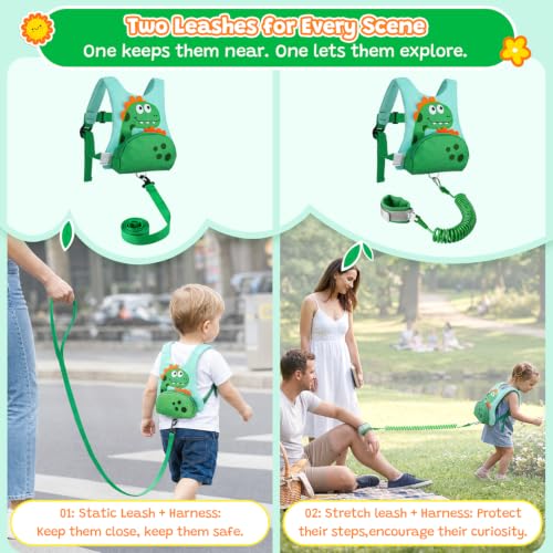 3 in 1 Toddler Harness Leash with Key Lock for Boys Girls