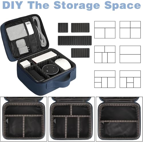 Cord Organizer Case with Adjustable Divider