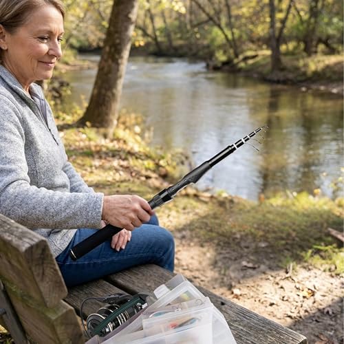 Carbon Fiber Telescopic Fishing Rod 7.2ft