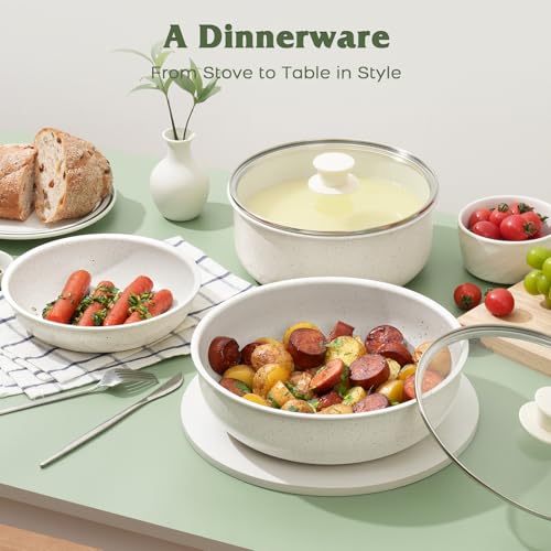 18Pcs Pots and Pans Set Non Stick
