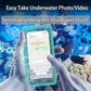 Waterproof Phone Case for Snorkeling with Lanyard IPX8 Underwater Touch