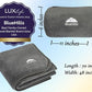 Premium Soft Rolled Travel Blanket Airplane Plush Throw