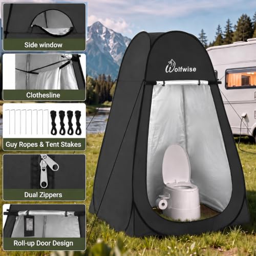 Pop Up Shower Tent for Camping Essentials