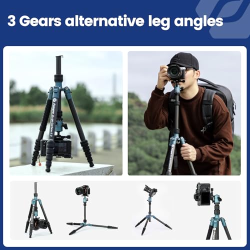 60" Carbon Fiber Camera Travel Tripod
