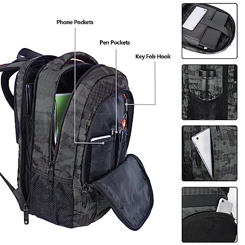 Grey 17.3 Inch Laptop Backpack