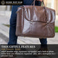 Graham Whiskey Bottle Carrier and Weekender Travel Bag (6 Count)