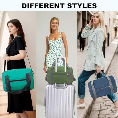 15 Inch Small Carry On Bags for Airplanes Spirit Airlines Personal Item Bag Underseat Foldable Travel Duffle Gym Bags for Women Men