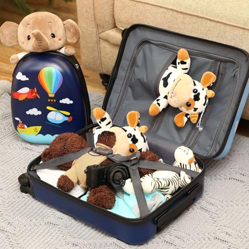 Kids Luggage and Backpack 18" Suitcase with Spinner Wheel Hard Case Travel 13" Backpack Girl Suitcase Set for Kids Travel Supplies