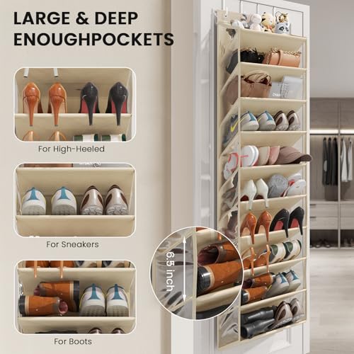 20 25 Pairs Over the Door Shoe Organizer