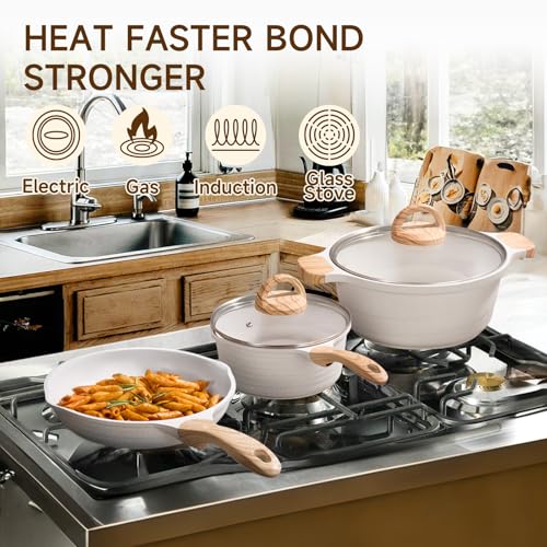 23pcs Pots and Pans Set Non Stick