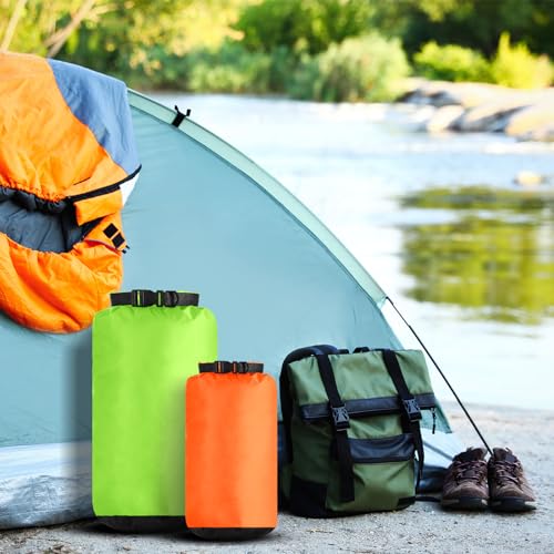6 Pcs Waterproof Dry Bag Set for Kayaking & Camping (6 Count)