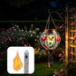Hummingbird Hot Air Balloon Solar Lantern Hanging Solar Light