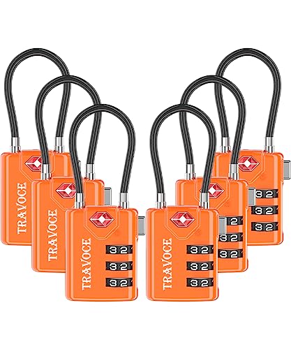 TSA Approved Luggage Locks (6 Count)