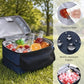 Expandable Small Lunch Box for Men Women Kids to Work School Navy