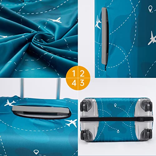 Travelkin Luggage Covers For Suitcase Tsa Approved Suitcase Cover Protector