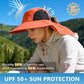Sun Hat for Men Women with Neck Flap