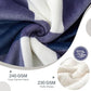 Sherpa Blanket Fleece Throw Blanket Twin Plaid Thick Bed Blanket
