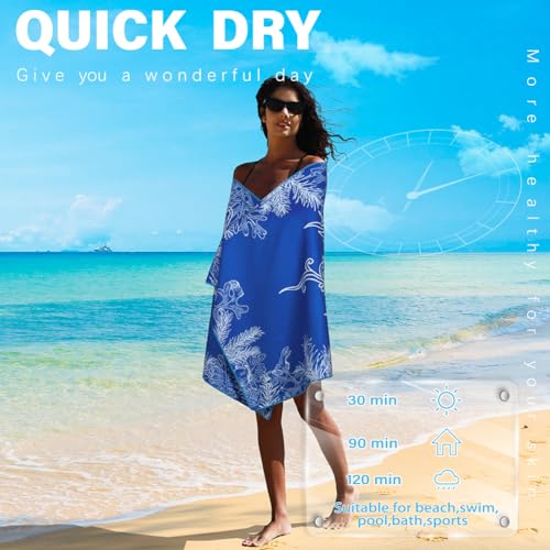 Microfiber Beach Towel (2 Count)