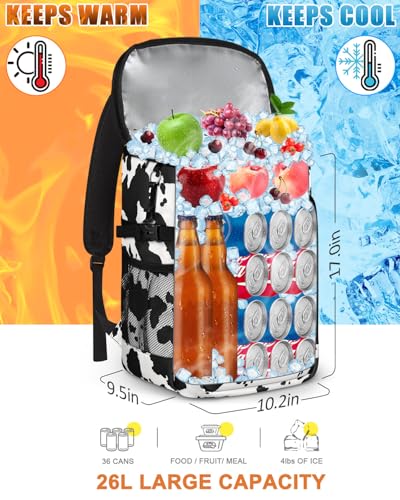 Cooler Backpack Insulated Leak Proof for Women Men Soft Cooler Bag (36 Cans)