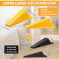 2 Pcs Heavy Duty Rubber Door Stops Wedge Stackable (2 Count)