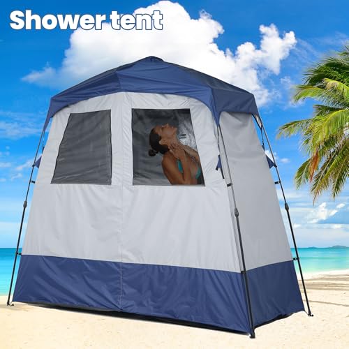 Portable Camping Shower Tent Deluxe Changing Room Easy Set Up Privacy Shelter