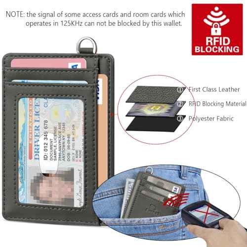 Slim Minimalist Wallet RFID Credit Card Holder for Men