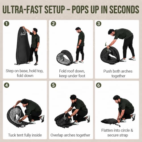 Pop Up Shower Tent for Camping Essentials
