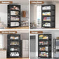 600Qt Extra Large Stackable Storage Bins with Lids (3 Count)