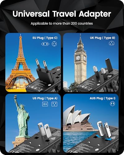 65W Universal Travel Adapter