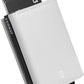 Jenoss Smart Wallet For Men & Women: Full Grain Leather, Handcrafted, Slide Metal Pop Up Case, Slim RFID Blocking Credit Card Holder Minimalist Compact 12 Cards Slot Organizers ID Clip (Grey & Black)