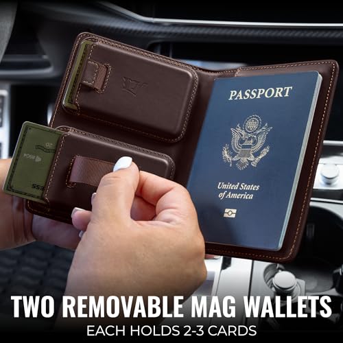 Passport Wallet with AirTag Holder
