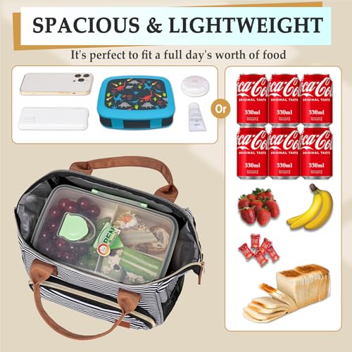Small Lunch Bag Lightweight Mini Insulated Lunch Box for Women Work Portable Soft Cooler for Picnic Travel Road Trips