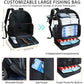 Fishing Backpack with 4 Tackle Boxes (39 Ounces)