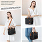 Black Lunch Box for Women Insulated Lunch Bag for Work