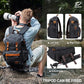 Black Canvas Camera Backpack