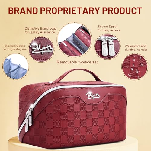 Travel Makeup Bag Organizer (3 Count)