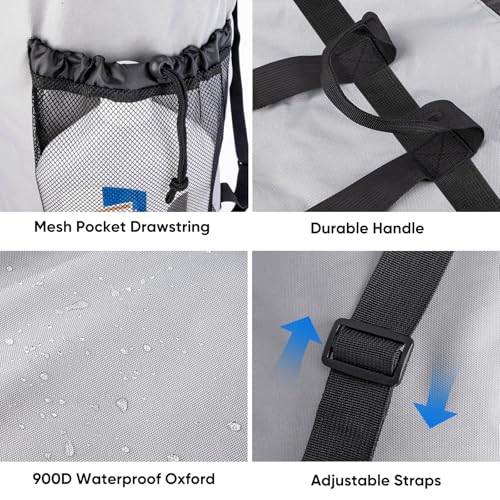 2PK 120L Laundry Bag Backpack (2 Count)