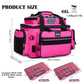 Fishing Tackle Bag with 4PCS 3700 & 2PCS 3600 Tackle Boxes (6 Count)