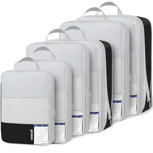 Compression Packing Cubes for Travel (6 Count)