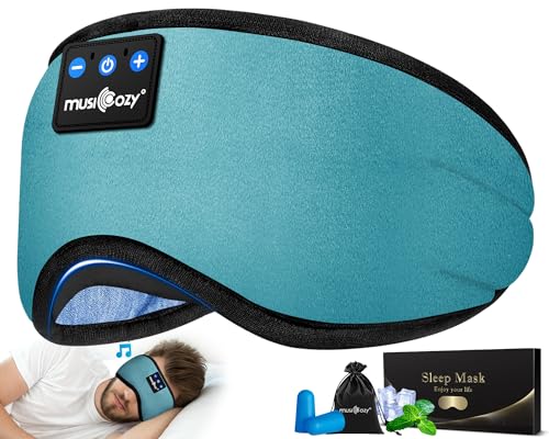 Sleep Headphones Bluetooth 5.4 Sleep Eye Mask with HD Speakers