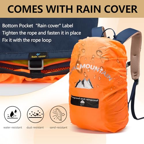Small Hiking Backpack With Rain