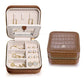 Travel Jewelry Organizer Boxes for Women Small Portable Necklace Earrings Bracelet Rings Travel Case Best Friend Birthday Gifts for Women Trendy
