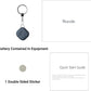 Findhting Key Finder Tag - Bluetooth Tracker Item Locator with Key Chain - Both iOS and Android Compatible for Keys Pet Wallets or Backpacks and Tablets (Blue-One)