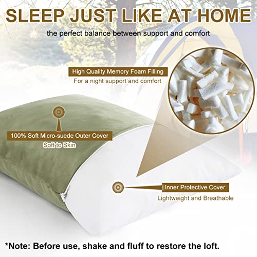 Memory Foam Travel Pillow