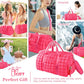 Quilted Travel Duffle Bag Gym Bag for Women