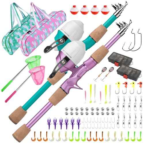 Kids Fishing Pole 2 Pack (2 Count)