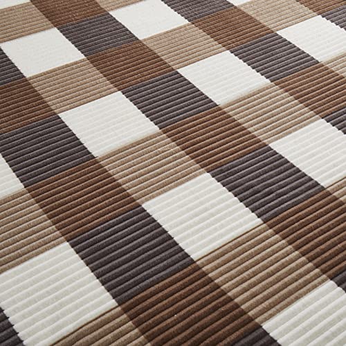 Sherpa Blanket Twin Plaid Thick Bed Blanket