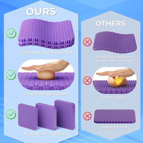 Gel Seat Cushion for Long Sitting