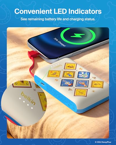 Disney Toy Story 5 10000mAh 20W USB C Power Bank